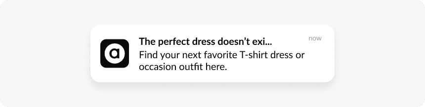 ASOS push example