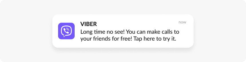 Viber push example