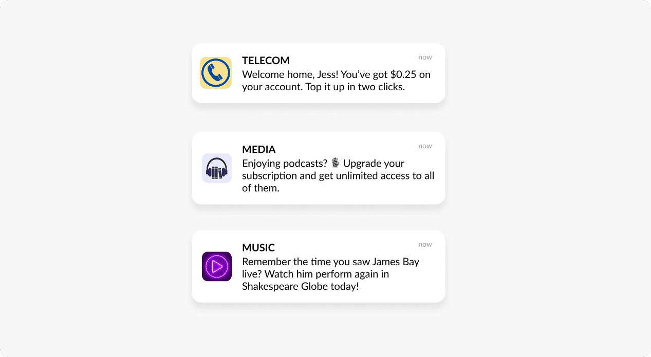 Personalized pushes increase app engagement