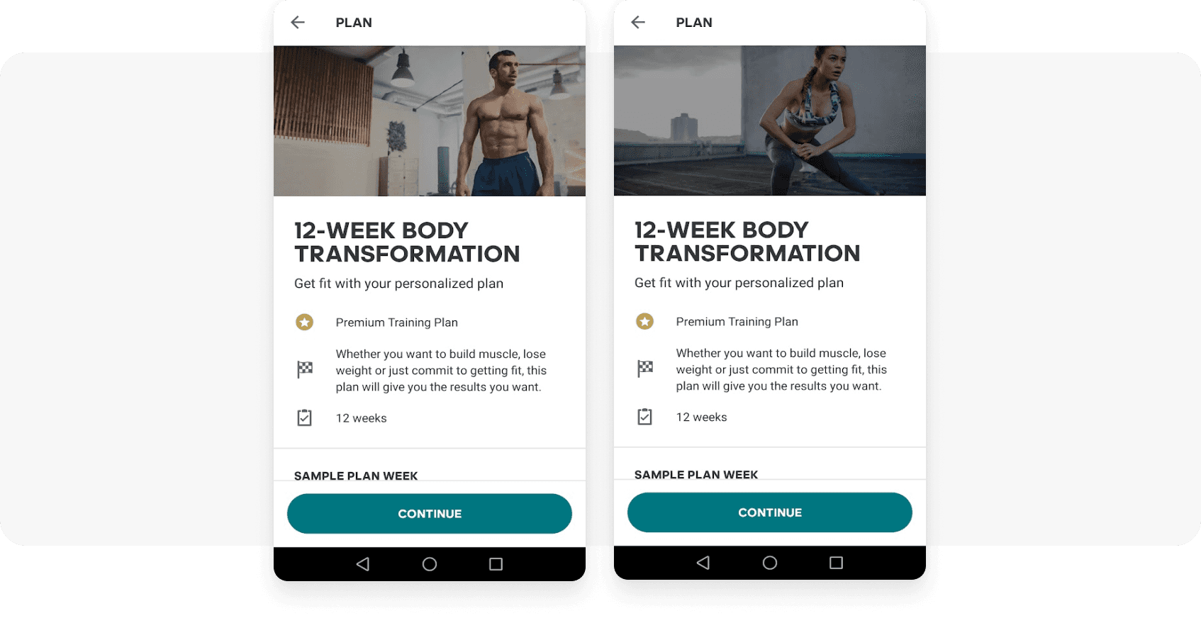 Premium subscription in-apps from a fitness app