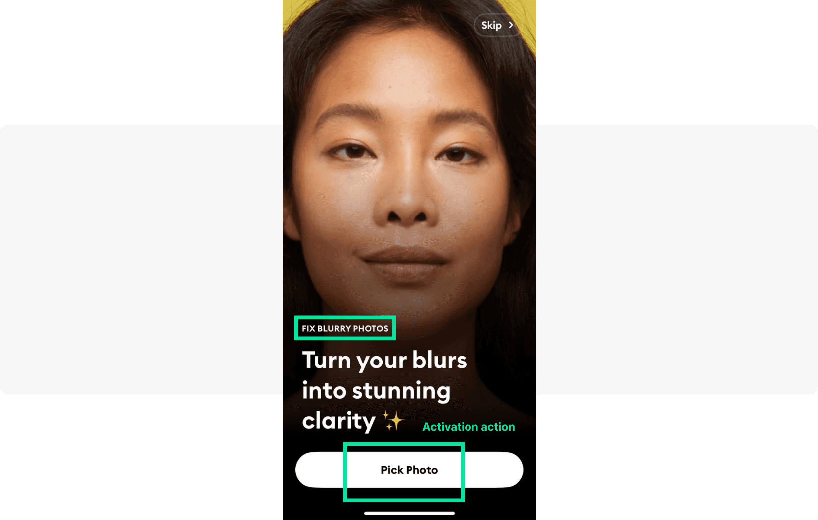 Remini app user activation