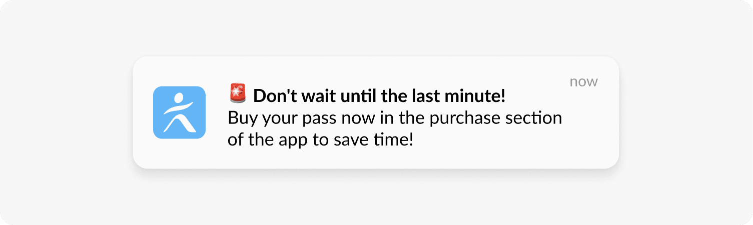 Examples of push notification emojis