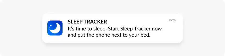 habit building push notification example